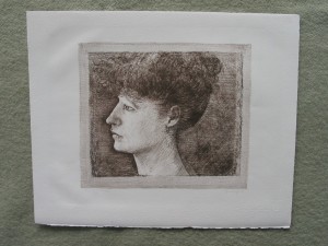 Portrait of womens profile stage 4