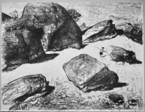 Boulders at Werri-Beach-I.