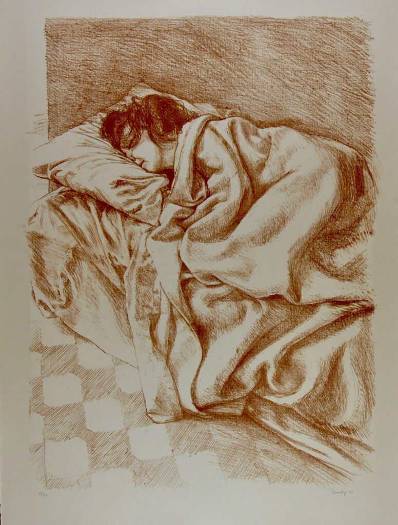 Sleep 7 – 1988 75x56cm – Brian Dunlop