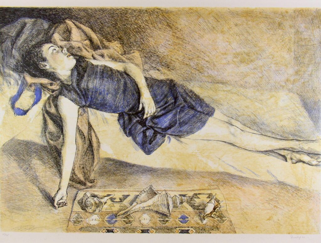 Sleep 3 – 1988 75x56cm – Brian Dunlop