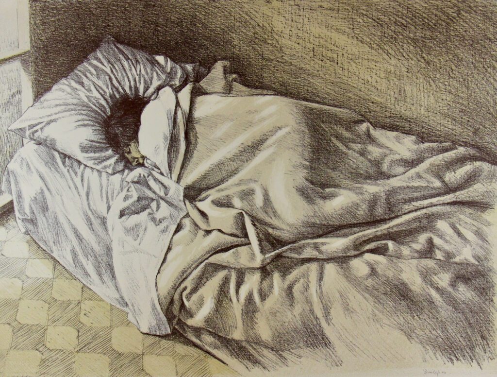 Sleep 6 – 1988 75x56cm – Brian Dunlop