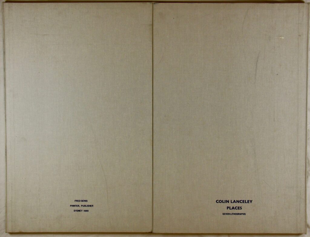 Sleep Portfolio Cover – 1988 – Brian Dunlop