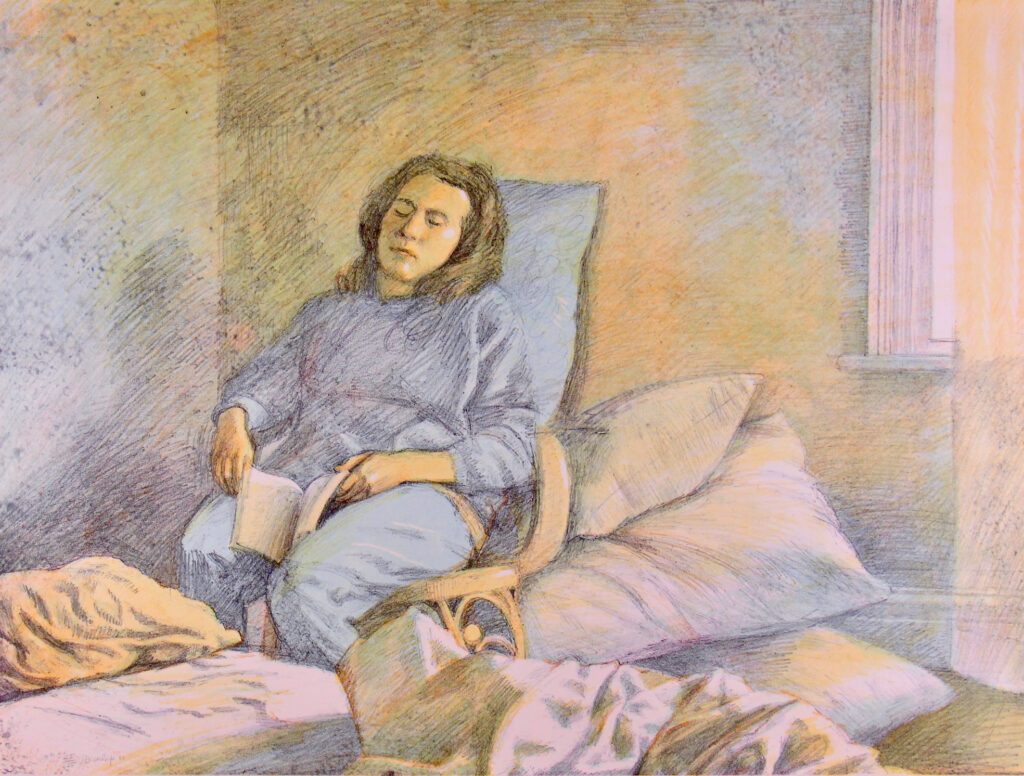 Sleep 2 – 1988 75x56cm – Brian Dunlop