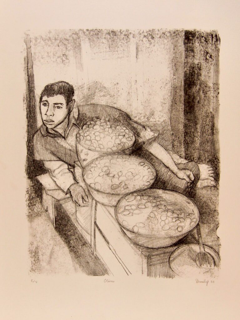 Olives - 1988 38x49cm – Brian Dunlop