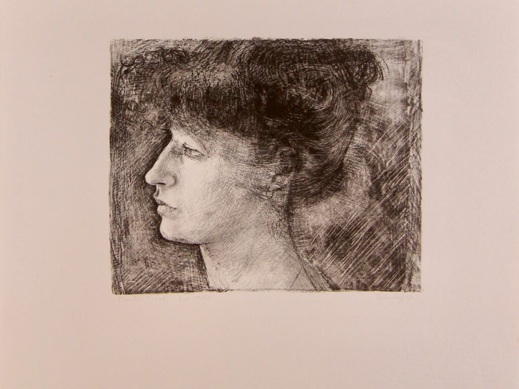 Anna State 3 Black – 1981 20x22cm – Brian Dunlop