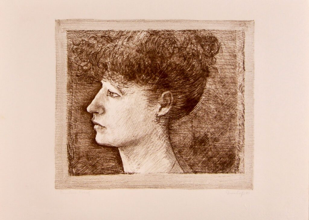 Anna State 4 Brown – 1981 20x22cm – Brian Dunlop