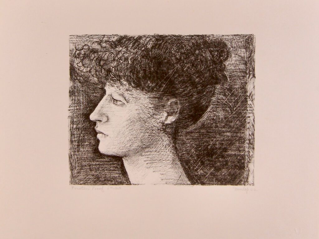 Anna State 6 Black – 1981 27x37cm – Brian Dunlop