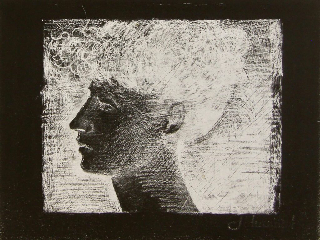 Anna State 7 Black border – 1981 27x37cm – Brian Dunlop