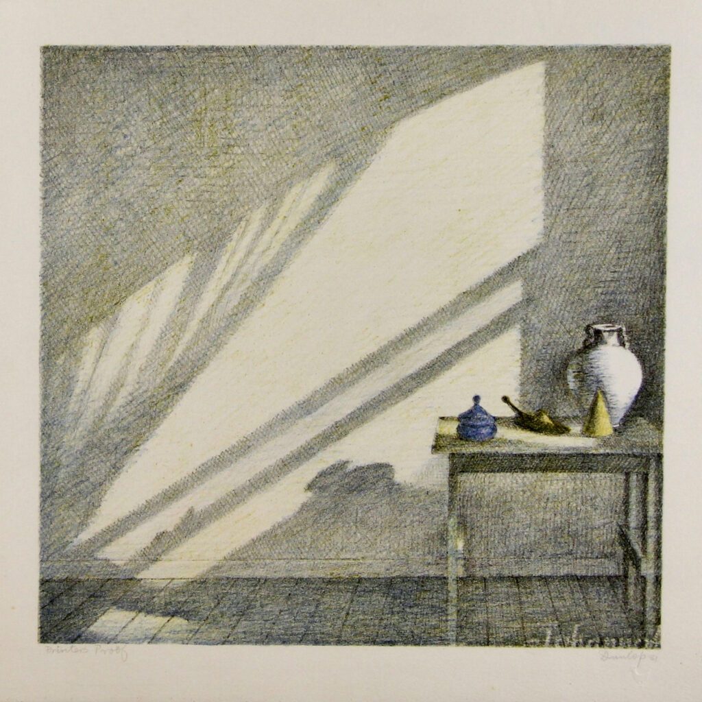 Small Interior Sunlight - 1981 33x34cm – Brian Dunlop