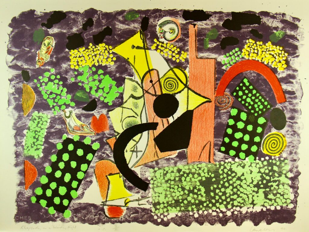 Rhapsody on a Windy Night - 57x76cm – Colin Lanceley