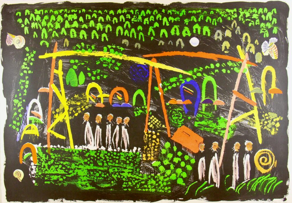 Night Garden - 1997 Series of 4 91x64cm – Colin Lanceley