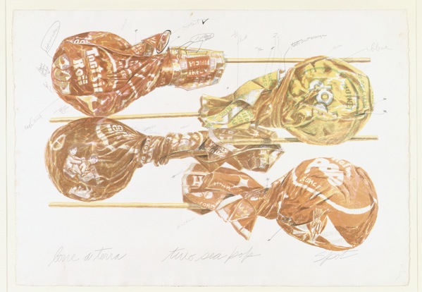 Tootsie Pops. 71 x 105 cm