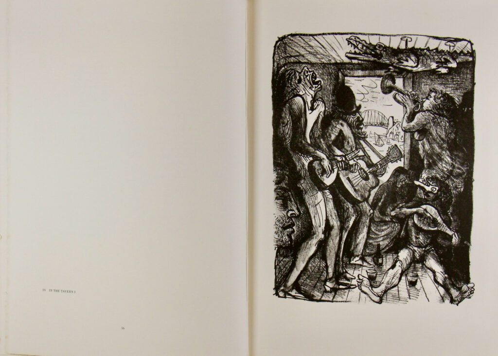 Songs of the Vagabond Scholars Page 17 - 46x33cm page size – Donald Friend