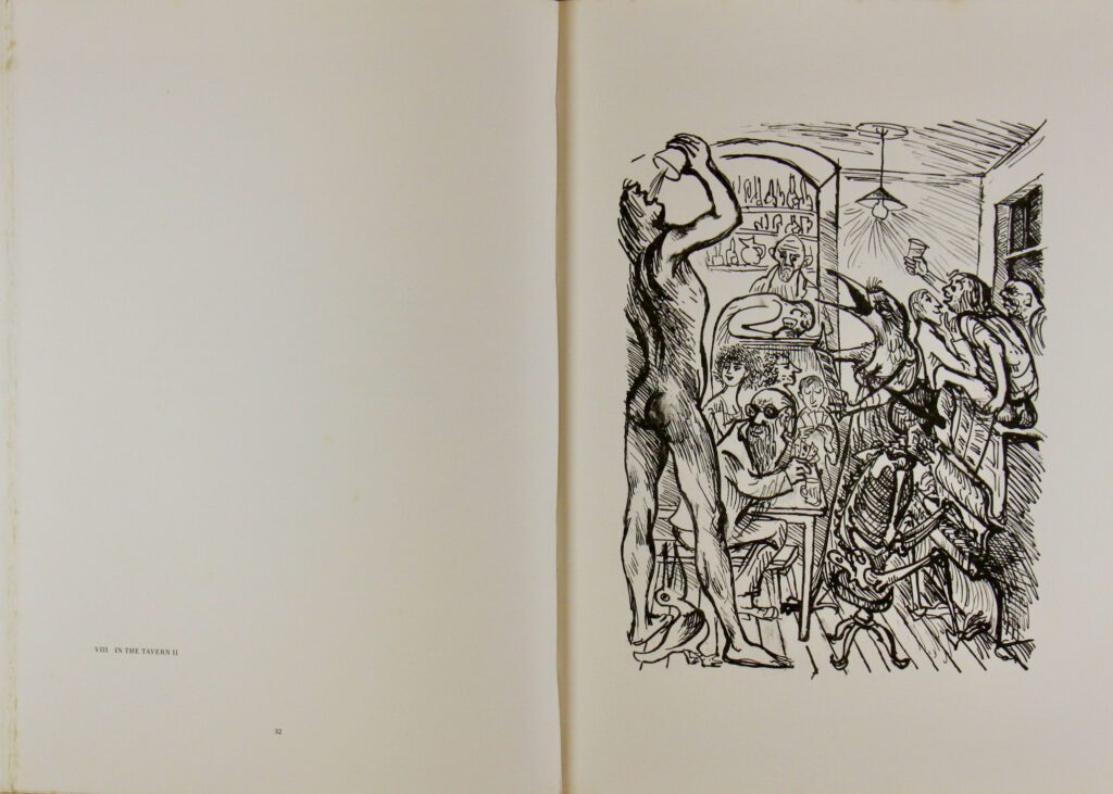 Songs of the Vagabond Scholars Page 33 - 46x33cm page size – Donald Friend