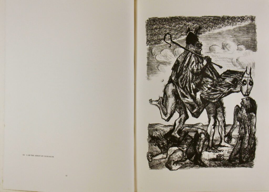 Songs of the Vagabond Scholars Page13 - 46x33cm page size – Donald Friend