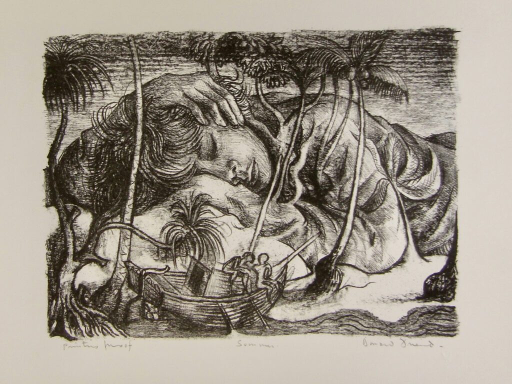 Summer - 38x47cm – Donald Friend