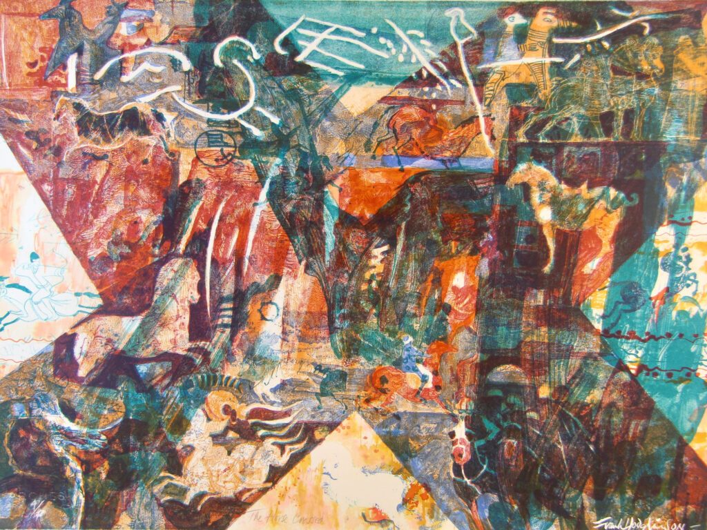 The Horse Crossed - 1992 76x56cm – Frank Hodgekinson