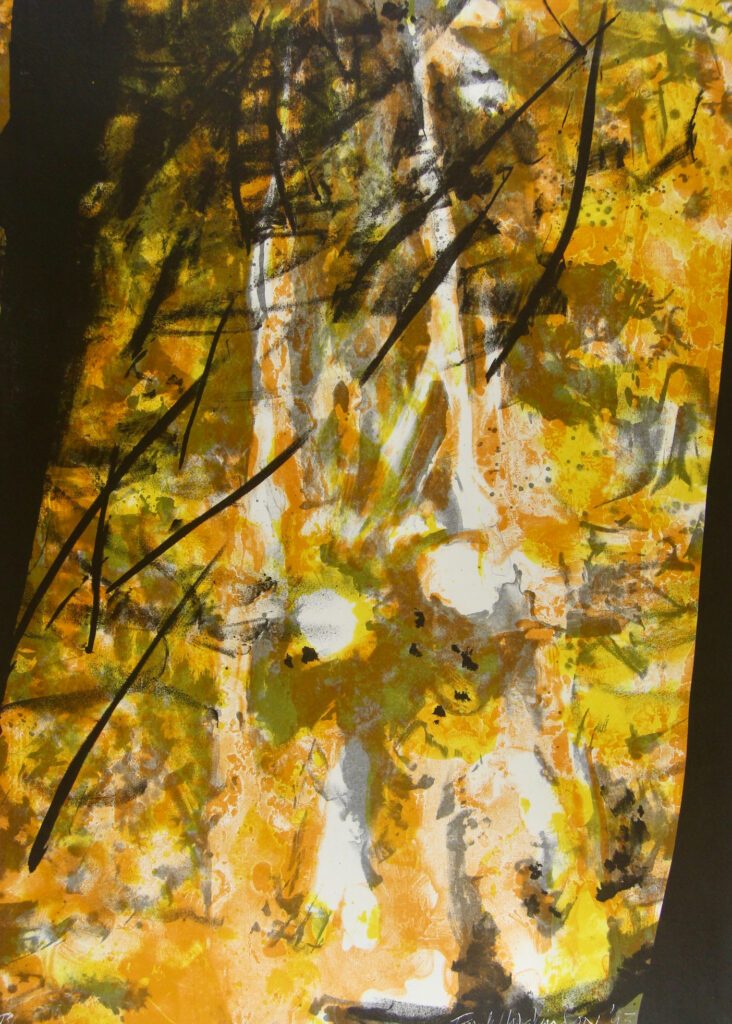 Hunting Ground - 1992 77x57cm – Frank Hodgekinson