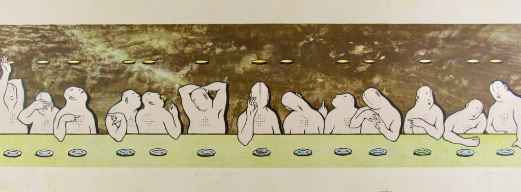 First supper - 38x105cm – Guan Wei