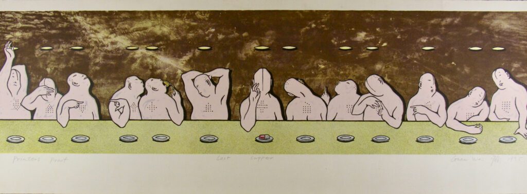 Last Supper - 38x105cm – Guan Wei