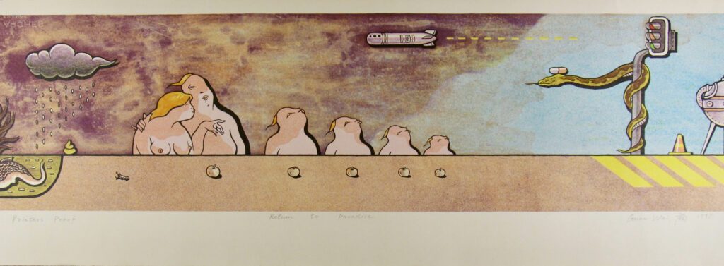 Return to Paradise - 38x105cm – Guan Wei