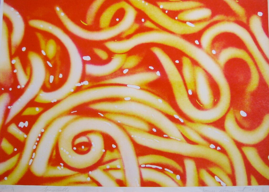 Spaghetti - 1970 74x105cm – James Rosenquist
