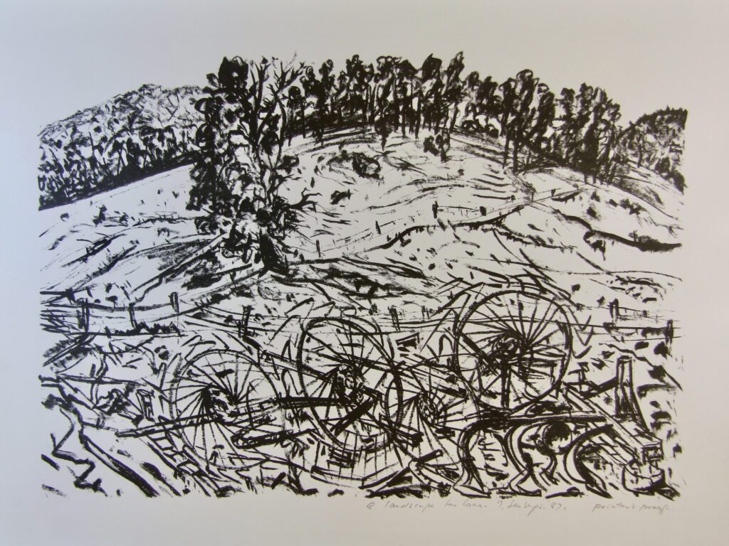 Landscape for Lona - 1987 57x76cm – Jan Stenberg