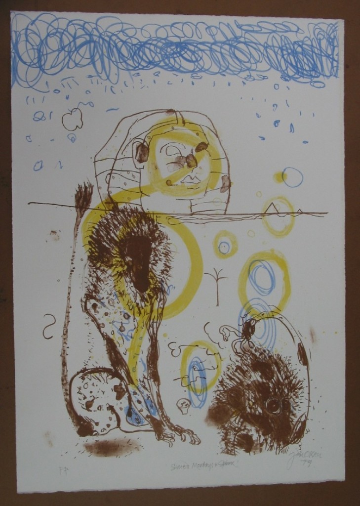 Sacred Monkeys and sphinx