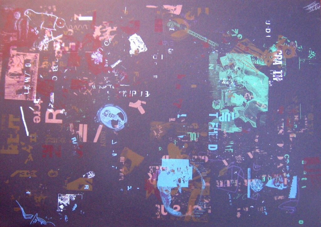 Not Wanting to Say Anything about Marcel 3 - 1969 70x100cm – John Cage