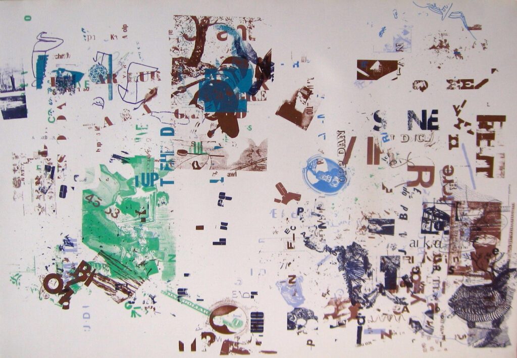 Not Wanting to Say Anything about Marcel 8 (Grey paper) - 1969 70x100cm – John Cage