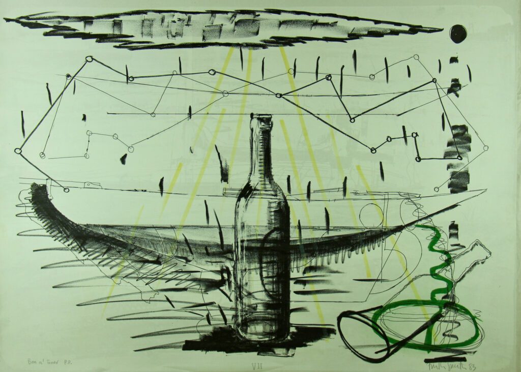 Bottle and Boat 7 - 57x76cm – John Firth-Smith
