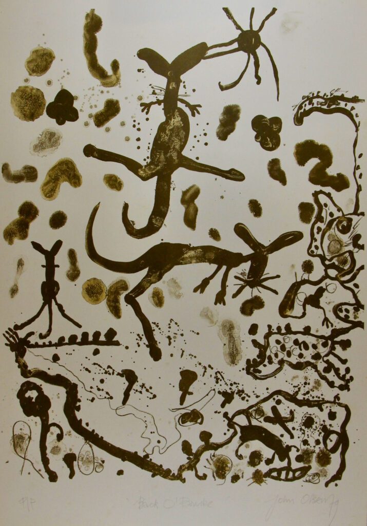 Back O Burk (Set no 2) Down Under - 92x64cm – John Olsen