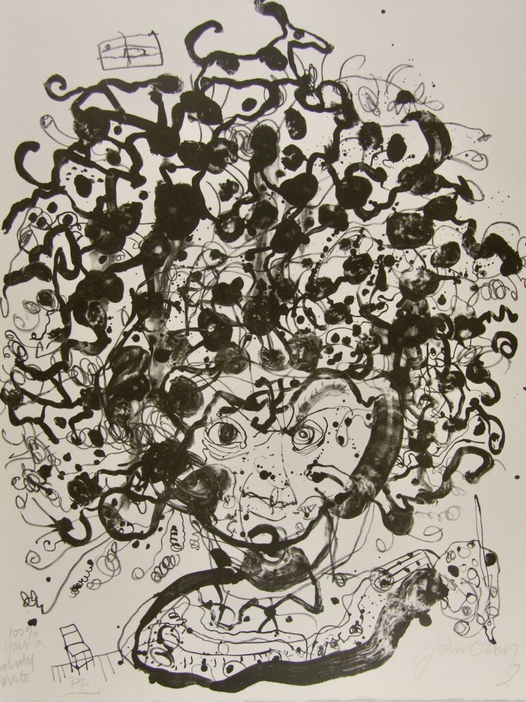 Brett Whiteley Portrait - 66x50cm – John Olsen