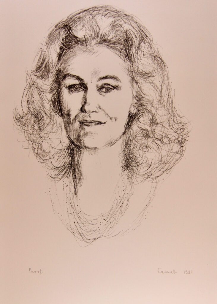 Dame Joan Sutherland Opera Singer (No 1) - 61x43cm sheet – Judy Cassab