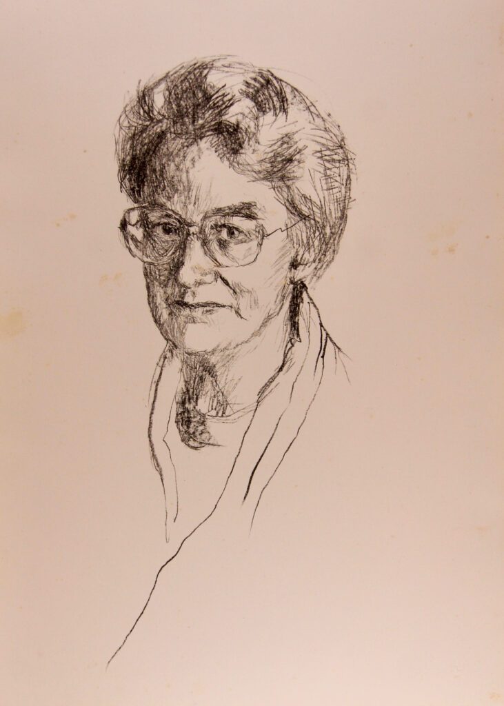 Judith Wright Poet (No 8) - 61x43cm sheet – Judy Cassab