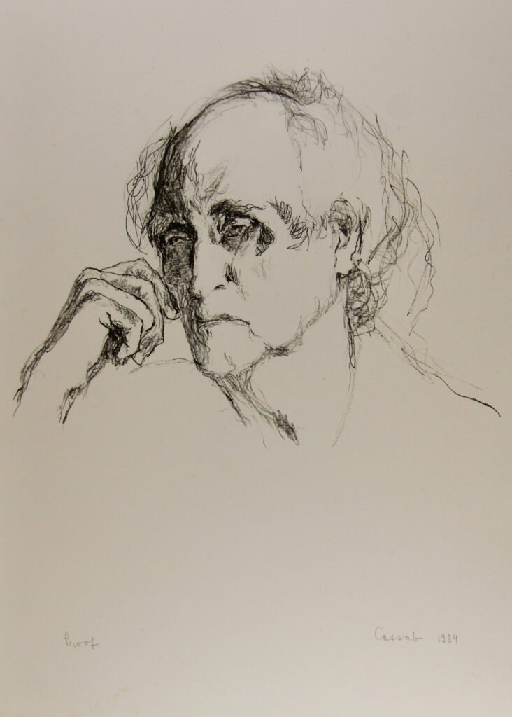 Lloyd Rees Artist (No 6) - 61x43cm sheet – Judy Cassab