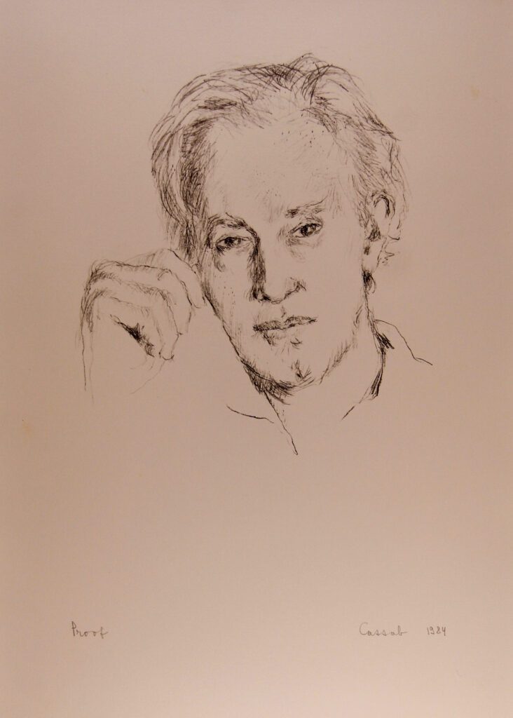 Sir Sydney Nolan Artist (No 5) - 61x43cm sheet – Judy Cassab