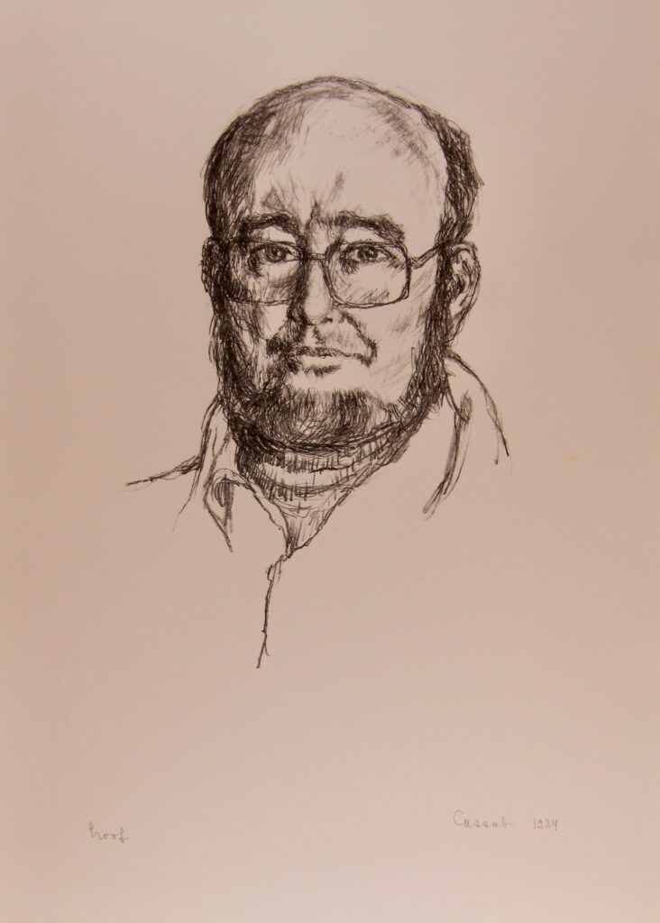 Thomas Keneally (No 10) - 61x43cm sheet – Judy Cassab