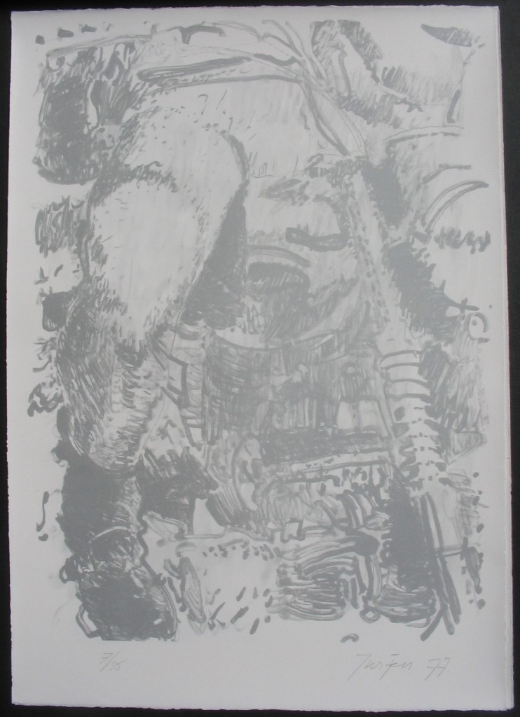 Motorcycle series 4.
Leg in Silver. 63x90cm