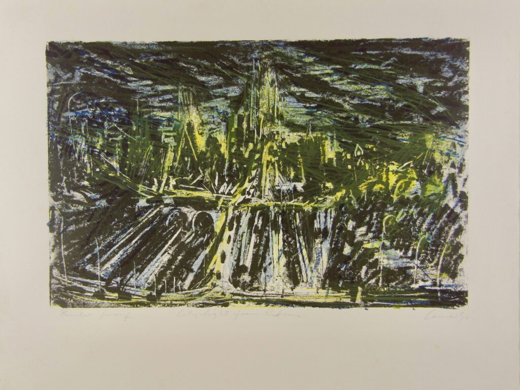 Lights from Redfern - 1990 50x66cm – Kevin Connor
