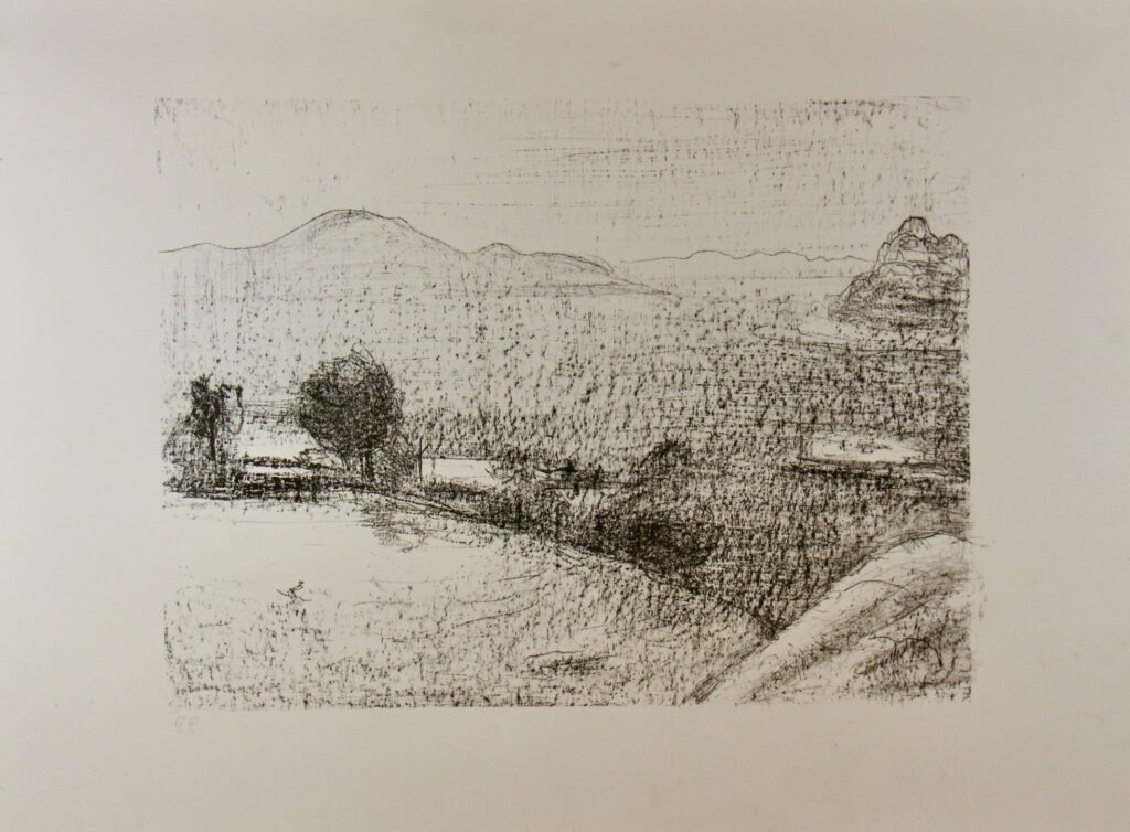 Mid Afternoon - A Day on the Derwent 7 (Sandy Bay Set) - 56x76cm – Lloyd Rees