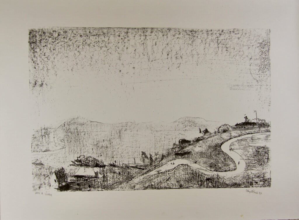 Midday - A Day on the Derwent 5 (Sunset Bay Set) - 56x76cm – Lloyd Rees