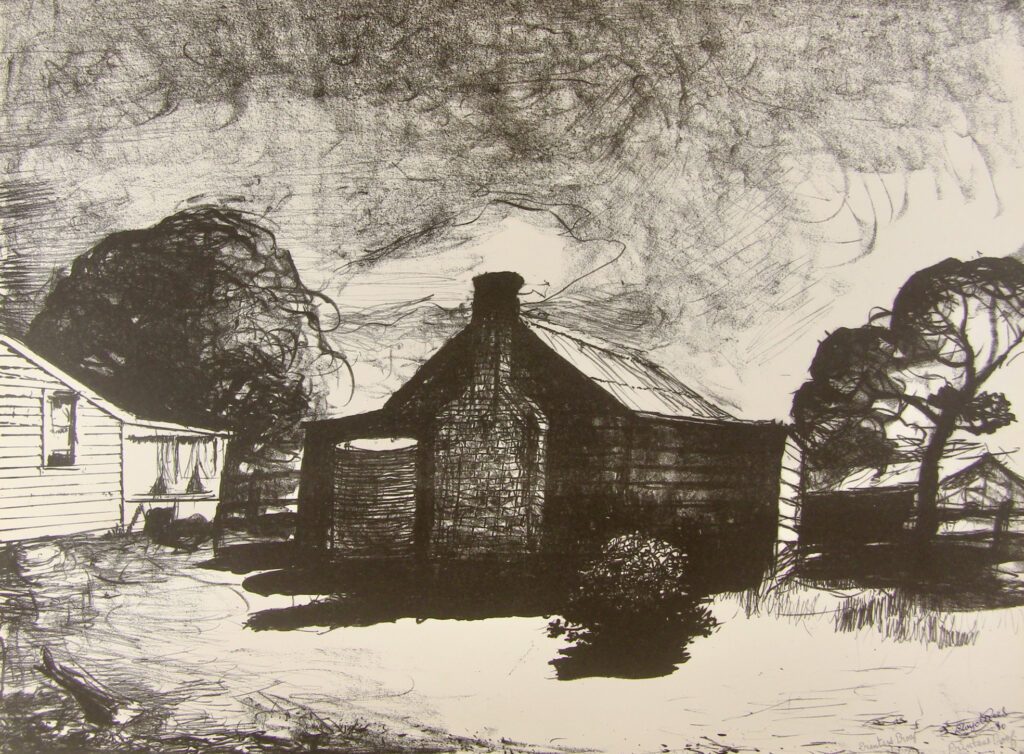 Old Kitchen, Mount Rankin - 65x50cm – Lloyd Rees