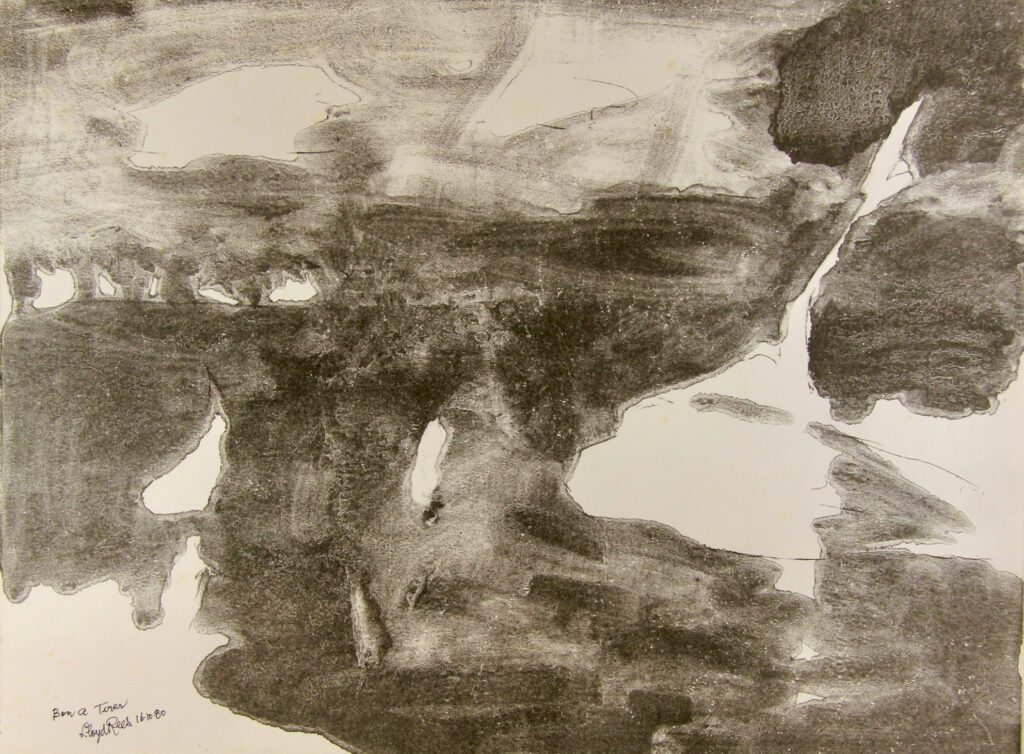 Quiet Day on the Harbour (Black and White) - 51x66cm – Lloyd Rees