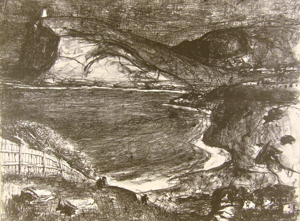 Storm at Sunset – The Caloola Suite 6 51x66cm – Lloyd Rees
