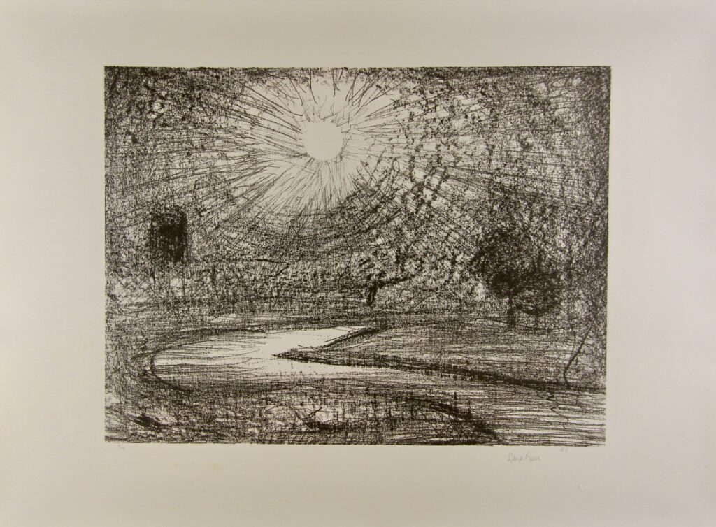 Sunshine in Victoria (4 Tribute to Light) – 1988 40x53cm – Lloyd Rees