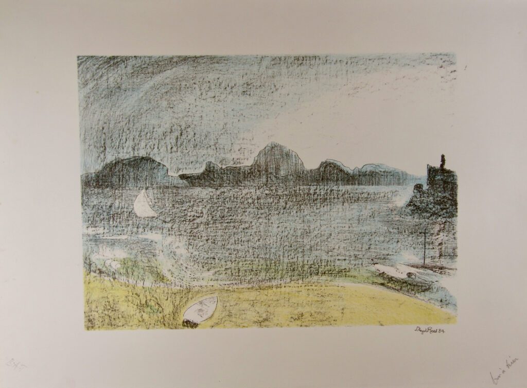 The Dawning - A Day on the Derwent 2 (Sunset Bay Set) - 56x76cm – Lloyd Rees