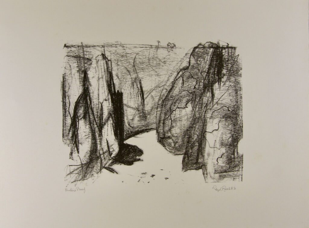 The Gorge II - 50x66cm – Lloyd Rees