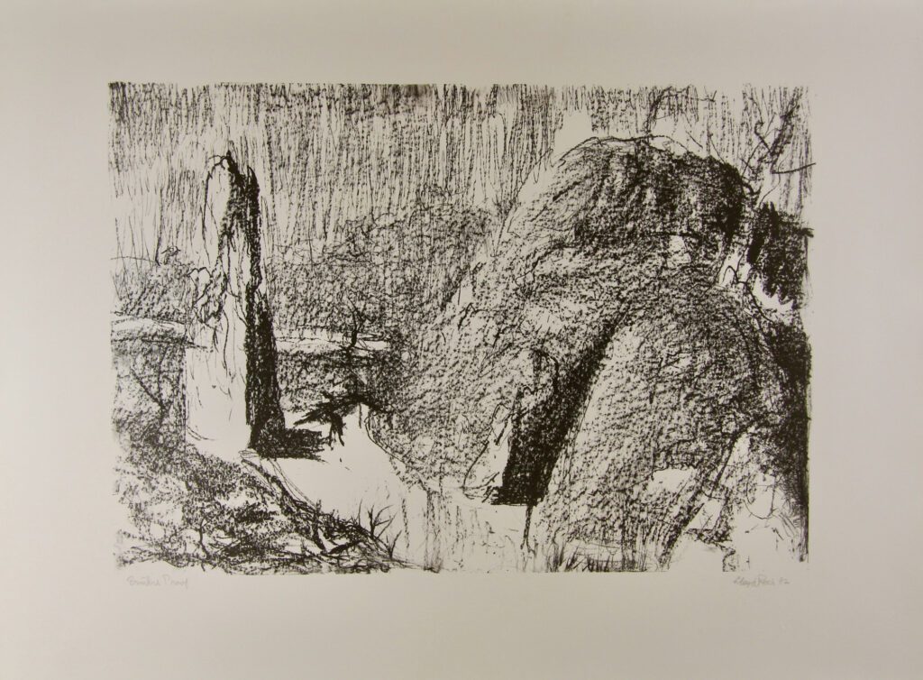 The Gorge, Launceston - 40x57cm – Lloyd Rees