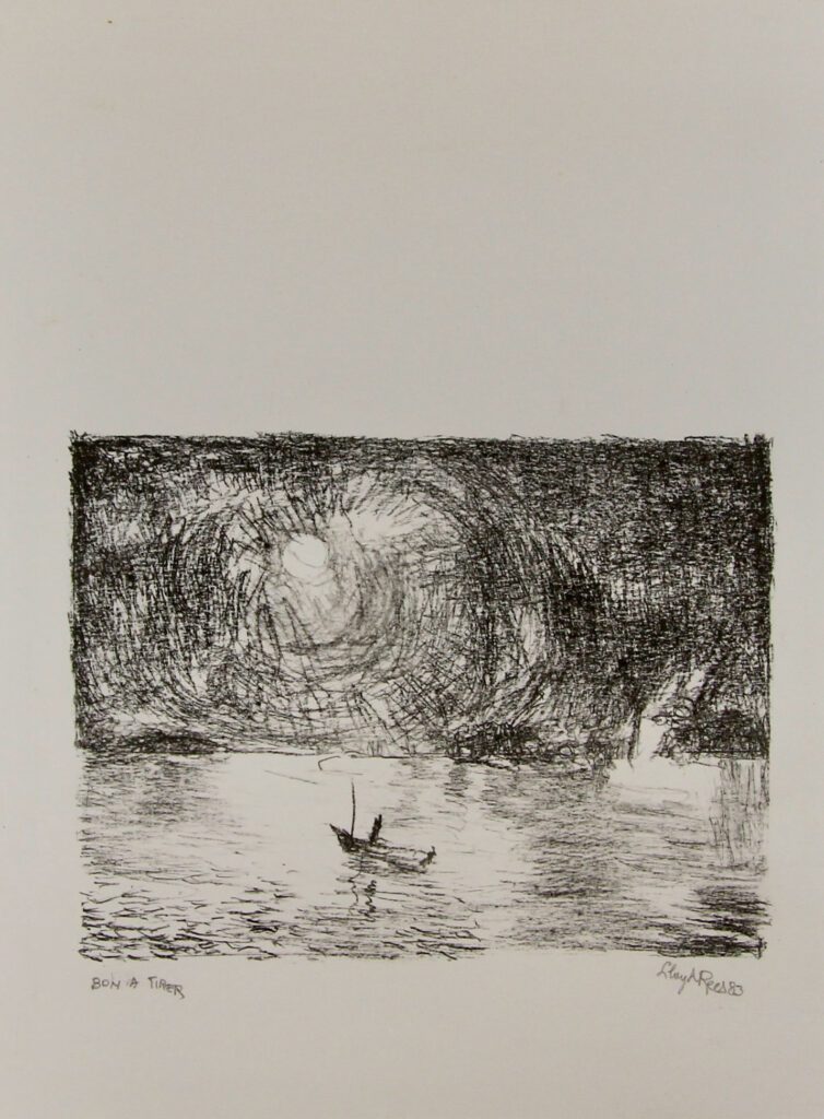 The Little Boat - 19x25cm – Lloyd Rees